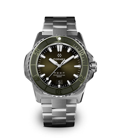 FORMEX REEF 39.5 MM Automatic COSC 300M Green 39.5 mm