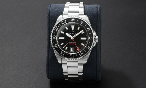 Monta Skyquest, Black Dial, Black Aluminum Bezel