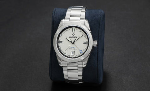 Monta Atlas, Opalin Silver Dial