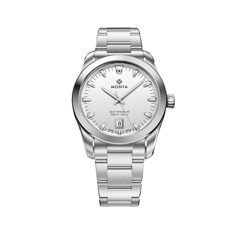 Monta Noble, Opalin Silver Dial