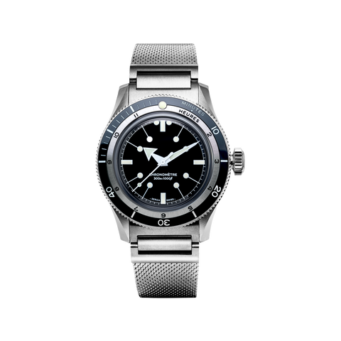 Serica 5303 Diving Chronometer Enamel Black